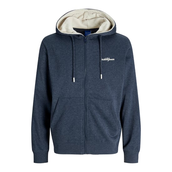 Herren-Kapuzenpullover der Marke Jack & Jones. Der Hoodie ist aus hochwertiger Baumwolle und Polyester gefertigt. Die feine Mischung dieser Materialien sorgt für einen herrlich warmen Tragekomfort. Marke: Jack & JonesModellname: Jor Tango Zip Sweat Hood - Image 1