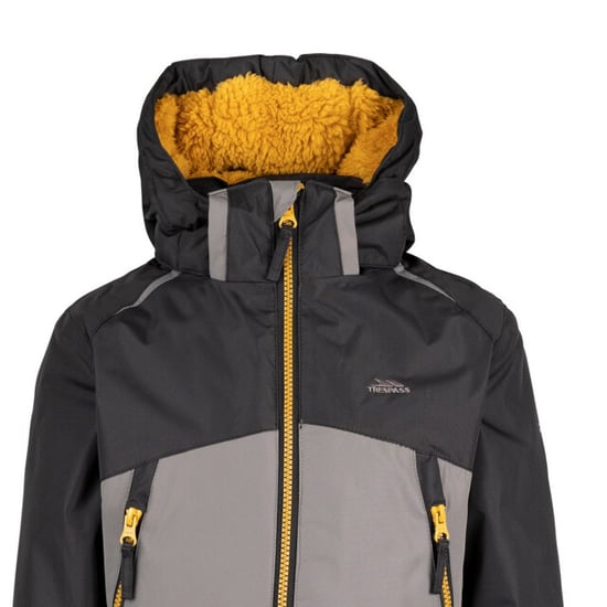 Trespass - "Discover" Jacke Kontrastfarbener Reißverschluss für Kinder (Sturmgrau) - Image 2