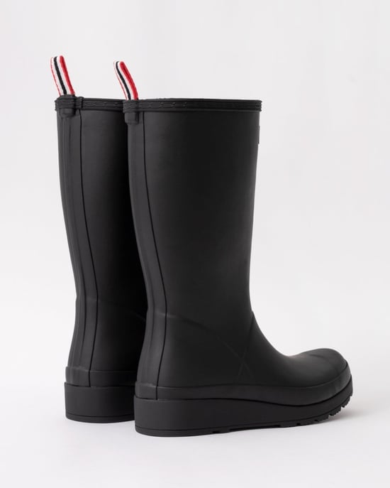 Hunter Play Tall Damen Regenstiefel in Schwarz - Image 2