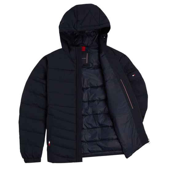 Branded Hooded Jacket von Tommy Hilfiger in der farbe Blau und in größe S. - Image 3