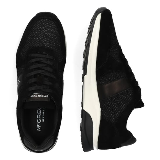McGregor Turnschuhe für Männer. Die Schuhe sind aus hochwertigem Leder und Textil gefertigt. Der Trainer hat eine herausnehmbare EVA-Einlegesohle, die für eine angenehme Dämpfung sorgt.  Marke: McGregorModellname: RichmondKategorie: HerrenschuheMaterialie - Image 2