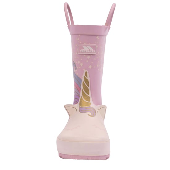Trespass - Kinder Gummistiefel "Character", Einhorn (Violett/Beige) - Image 6