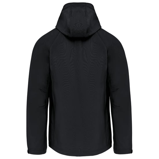 Softshell Hooded Jas von Ballin Est. 2013 in der farbe Schwarz und in größe XL. - Image 2