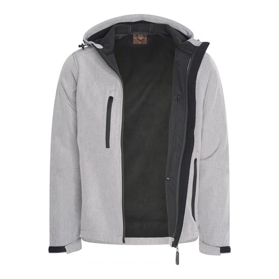 Softshell Hood Jacket Grijs von Cappuccino Italia in der farbe Grau und in größe M. - Image 2