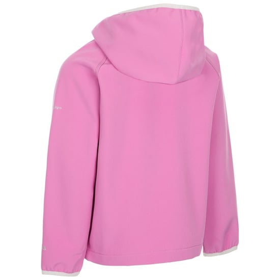 Trespass Childrens/Kids Kian Softshell Jacke (Deep Pink) - Image 2