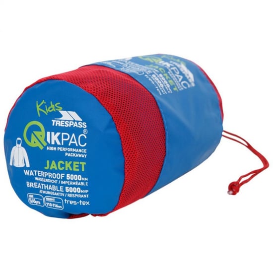 Trespass - Coupe-vent pliable QIKPAC - Unisexe (Bleu) - Image 3