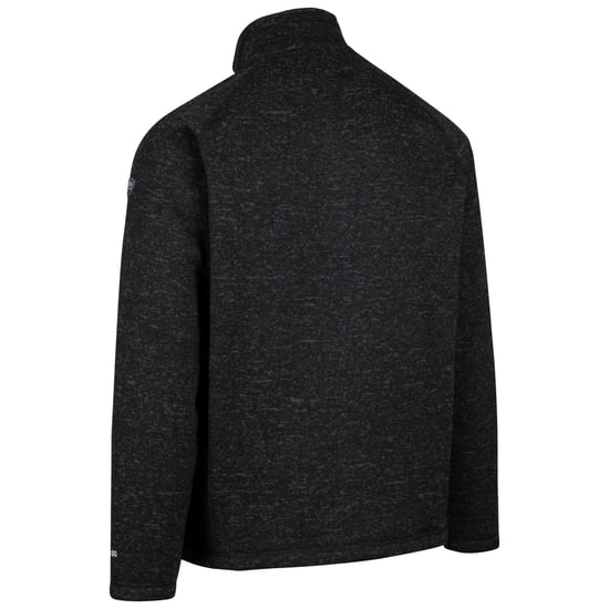 Trespass - "Corsham" Fleece-Oberteil mit halbem Reißverschluss für Herren (Schwarz) - Image 2