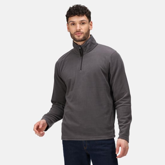 Regatta Herren Fleece-Top mit Reißverschluss bis zur Brust (Dunkelgrau) - Image 4