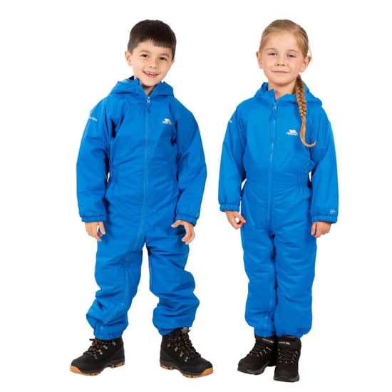 Trespass Kinder Unisex Dripdrop gepolstert wasserdicht regen Anzug - Image 4