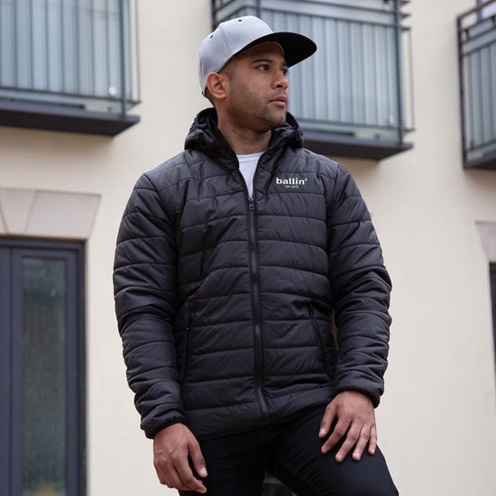 Padded Jacket von Ballin Est. 2013 in der farbe Schwarz und in größe XL. - Image 3