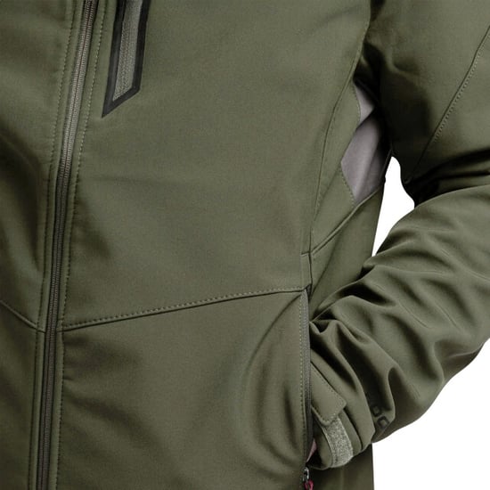 Trespass Mens Marlon Soft Shell Jacke (Efeu) - Image 4