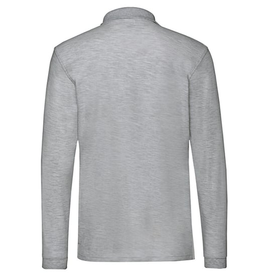 Fruit of the Loom - "Premium" Poloshirt für Herren Langärmlig (Sportliches Heather) - Image 2