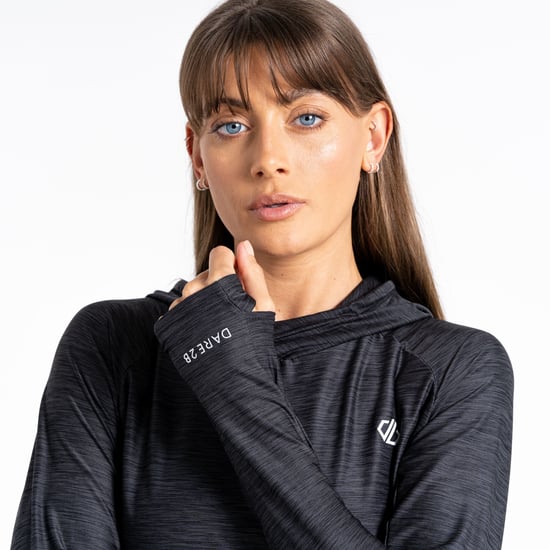 Dare 2B Womens/Ladies Sprint City Lightweight Hoodie (Schwarz) - Image 6