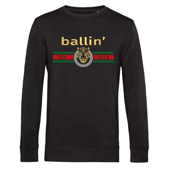 Tiger Lines Sweater von Ballin Est. 2013 in der farbe Schwarz und in größe XXL. - Image 1