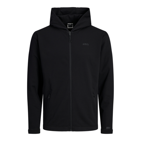 Jack & Jones Vest Cloud Zip Sweat Hoodie Schwarz - Image 1
