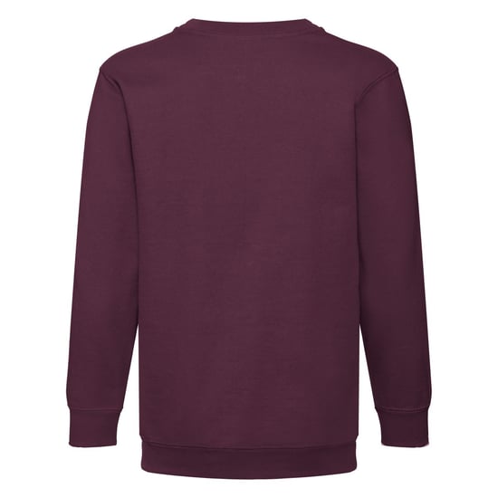Fruit of the Loom - "Premium" Sweatshirt für Kinder angesetzte Ärmel (Burgunderrot) - Image 2