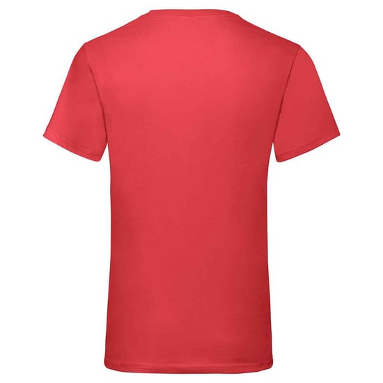 Fruit of the Loom - "Valueweight" T-Shirt V-Ausschnitt für Herren/Damen Unisex (Rot) - Image 2