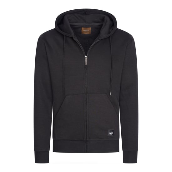 Fleece Zip Hood von Cappuccino Italia in der farbe Schwarz und in größe XXL. - Image 1