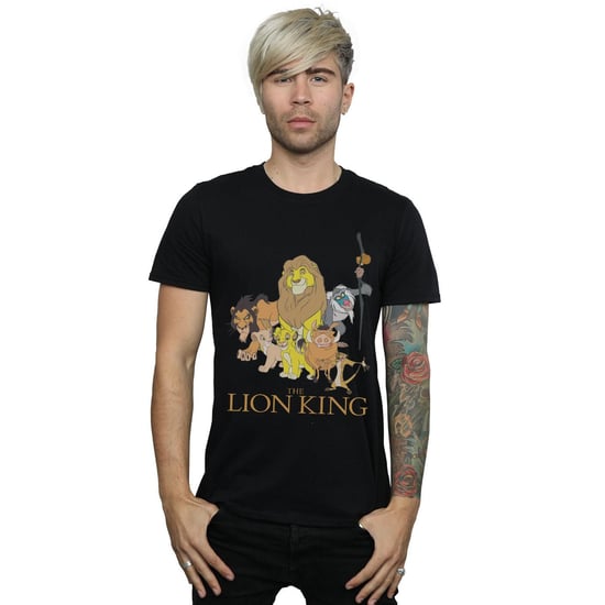 Disney Herren Der König der Löwen Gruppen-T-Shirt (Schwarz) - Image 2