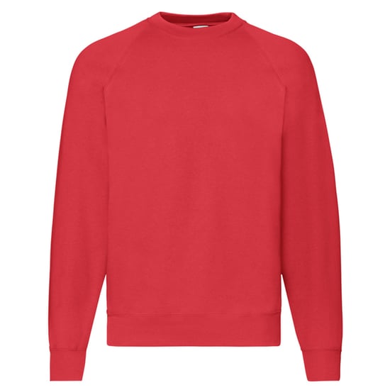 Fruit of the Loom - "Classic" Sweatshirt für Herren/Damen Unisex Raglanärmel (Rot) - Image 1
