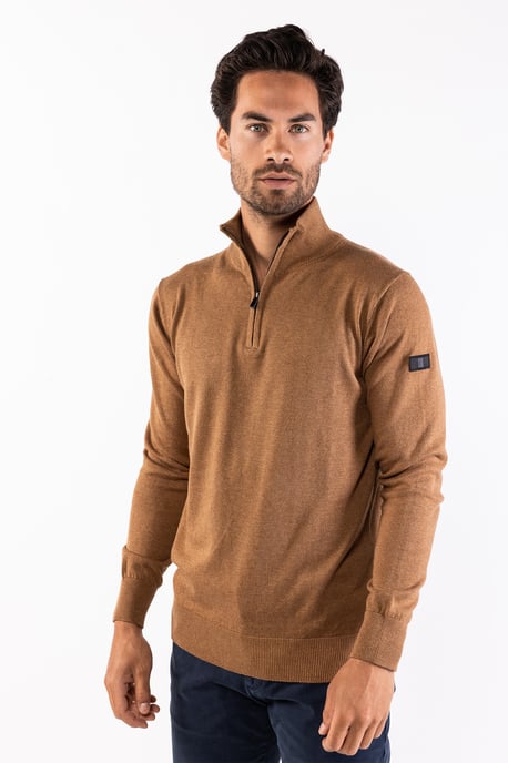 Herren-Pullover der Marke Presly & Sun. Der Pullover von Presly & Sun ist aus Bio-Baumwolle hergestellt und hat eine normale Passform. Die weiche Baumwolle sorgt für hohen Tragekomfort. Marke: Presly & SunModellname: Lewis Zip Knitted Pullover Kategorie: - Image 2