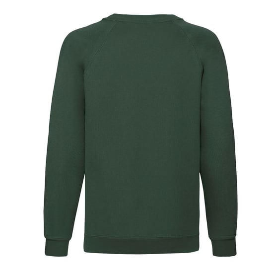 Fruit of the Loom - "Classic" Sweatshirt für Kinder Raglanärmel (Flaschengrün) - Image 2