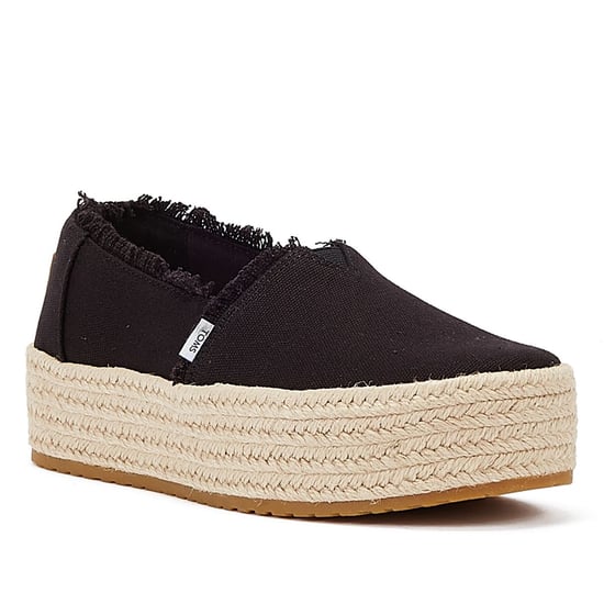 TOMS Canvas Valcia Damen Schwarz Espadrilles - Image 2
