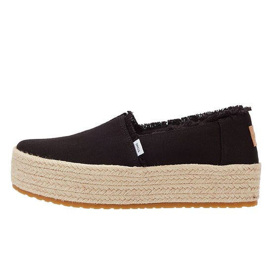 TOMS Canvas Valcia Damen Schwarz Espadrilles - Image 5