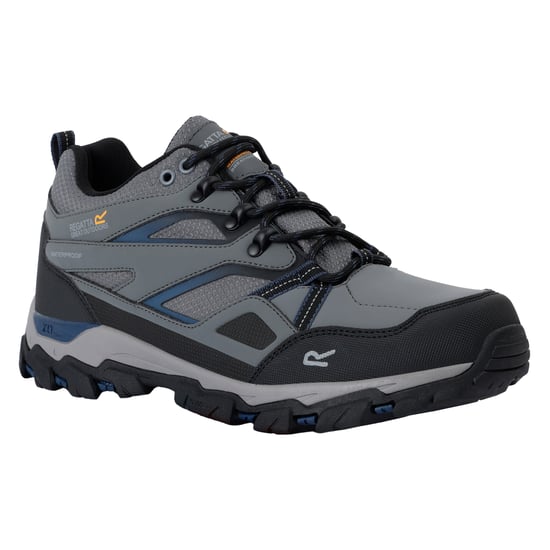 Regatta - Herren Wanderstiefel "Holcombe 3" (Granitgrau/Dunkel-Jeansblau) - Image 4