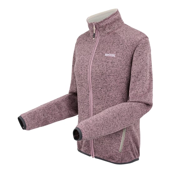 Regatta - "Newhill II" Fleecejacke Durchgehender Reißverschluss für Damen (Lila/Helles Vanillegelb) - Image 3