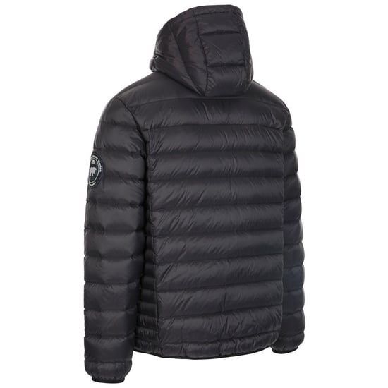 Trespass Mens Whitman II Down Jacket (Schwarz/Rost) - Image 2
