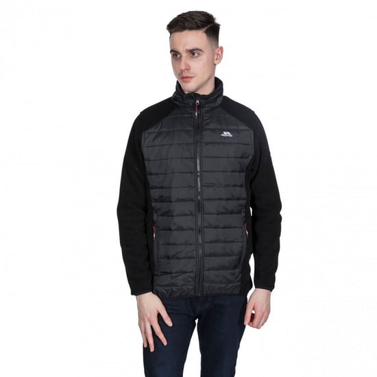 Trespass Mens Saunter Full Zip Fleece Jacke - Image 3