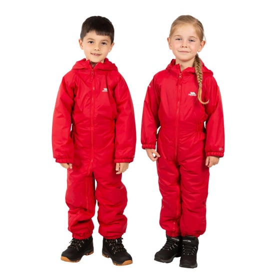 Trespass Kids Unisex Dripdrop gepolstert wasserdicht regen Anzug - Image 3