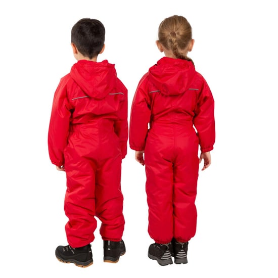 Trespass Kids Unisex Dripdrop gepolstert wasserdicht regen Anzug - Image 4