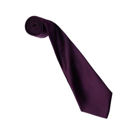 Premier - "Colours Collection" Krawatte (Aubergine) - Image 2