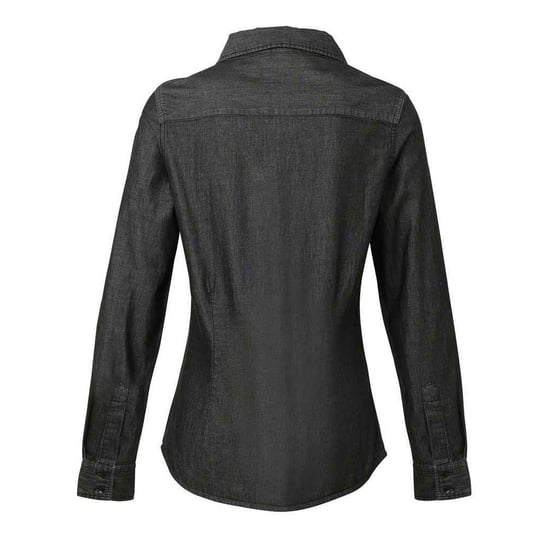 Premier - Hemd Jeans Style Naht für Damen (Jeans-Schwarz) - Image 2