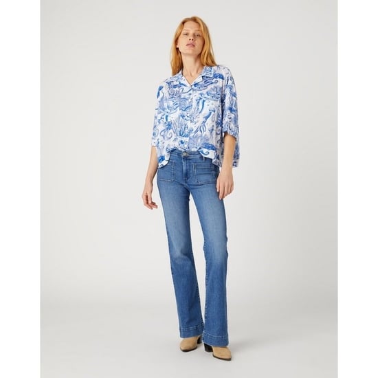 Wrangler OUNGE SHIRT NAUTICAL BLUE - Image 3