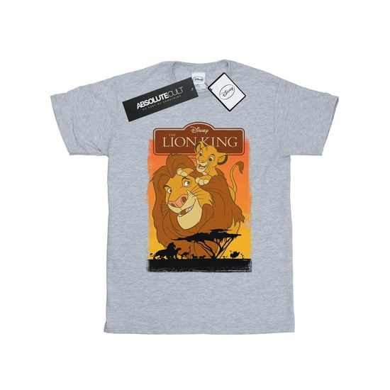 Disney Herren Der König der Löwen Simba und Mufasa T-Shirt (Sport grau) - Image 1