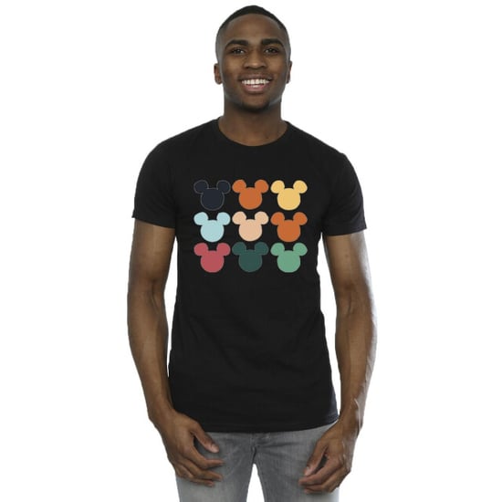 Disney - "Mickey Mouse Heads Square" T-Shirt für Herren (Schwarz) - Image 3