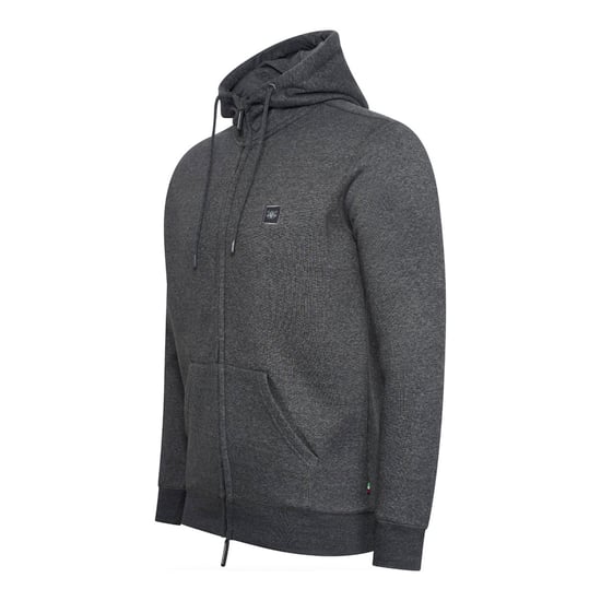 Fleece Zip Hood von Cappuccino Italia in der farbe Grau und in größe XL. - Image 1