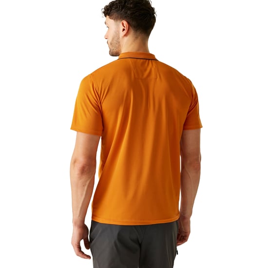Regatta Herren Sport-Poloshirt Maverick V kurzärmlig (Fuchs/Asche) - Image 2