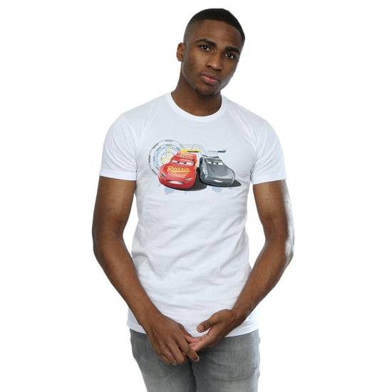 Disney - "Cars Lightning Vs Storm" T-Shirt für Herren (Weiß) - Image 2