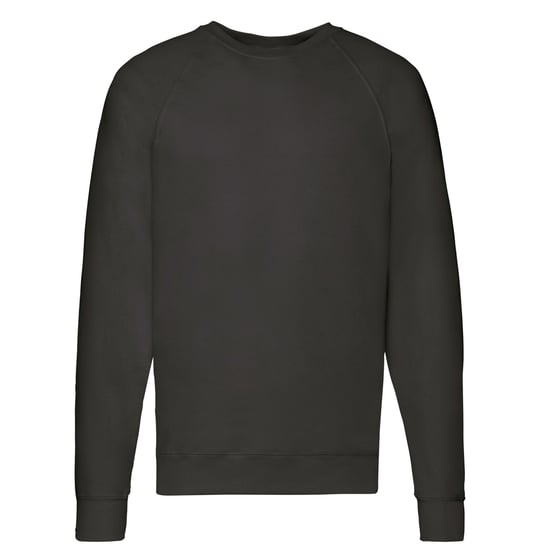 Fruit of the Loom - Sweatshirt für Herren/Damen Unisex Raglanärmel (Schwarz) - Image 1