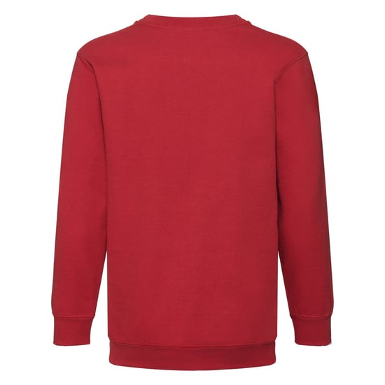 Fruit of the Loom - "Classic" Sweatshirt für Kinder angesetzte Ärmel (Rot) - Image 2