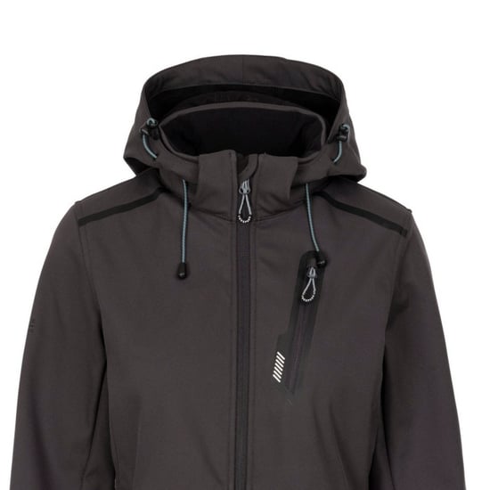 Trespass Womens/Ladies Neman TP75 Soft Shell Jacket (Dunkelgrau) - Image 3