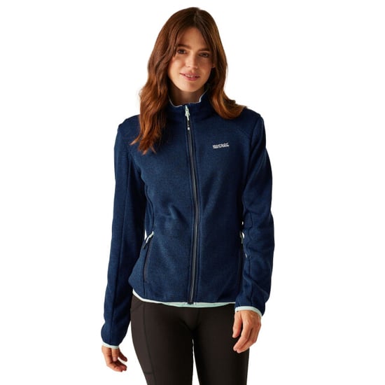 Regatta - "Newhill II" Fleecejacke Durchgehender Reißverschluss für Damen (Marineblau/Eisiges Morgenblau) - Image 4