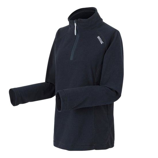Regatta Great Outdoors Damen Fleece-Top Montes mit 1/4-Reißverschluss (Marineblau/Schwarz) - Image 3