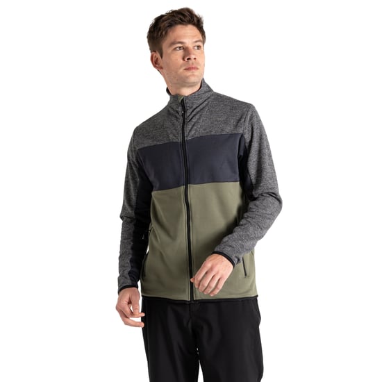 Dare 2B - "Venture" Fleecejacke für Herren (Anthrazit/Schwarz Mergel/Olivingrün) - Image 4