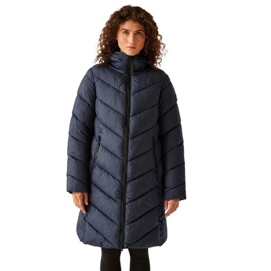 Regatta - "Andia II" Jacke Kontrastfarbener Reißverschluss für Damen (Marineblau) - Image 4