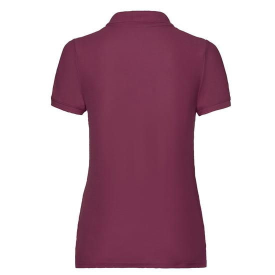 Fruit of the Loom - Poloshirt für Damen (Burgunderrot) - Image 2